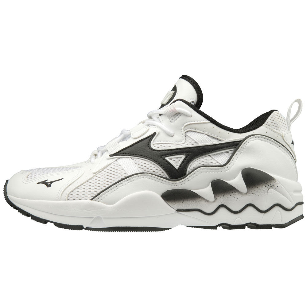 Mizuno Men's WAVE RIDER 1 Sneakers White/Black (D1GA192701-SNF)